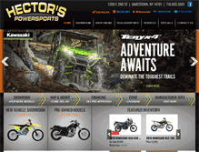 Tablet Screenshot of hectorspowersports.com
